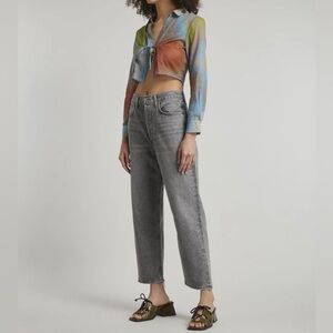 AGOLDE 90s Jeans in Black Vintage Wash Size 27